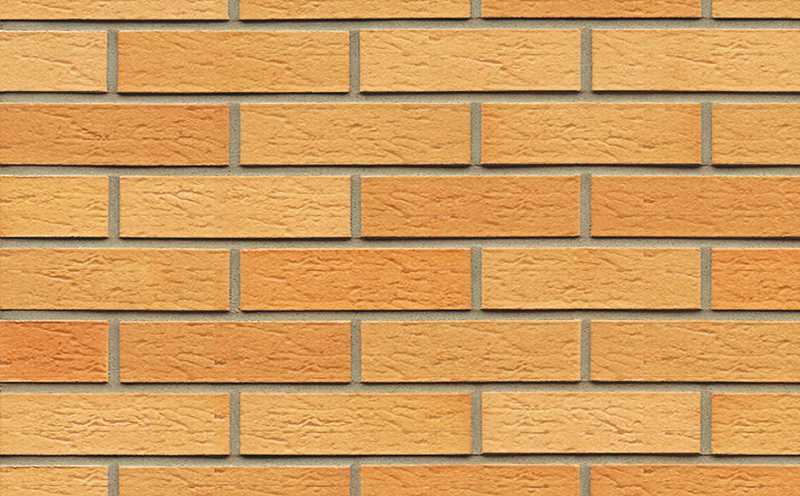 Кирпич клинкерный Muhr 01 EG Niederlausitzer Gelb Edelglanz рустик, 250х120х65 мм