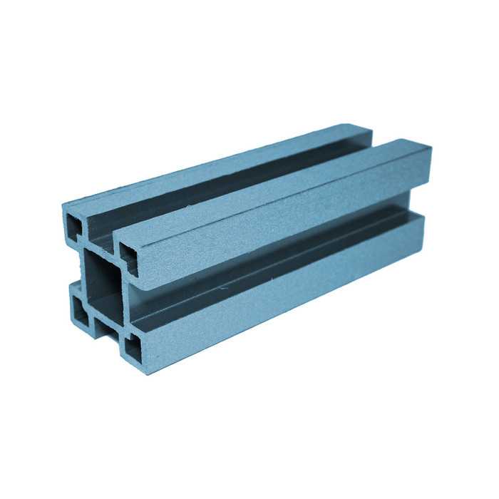 Столб Grand Line с пазами 100x100x4000 мм Синий
