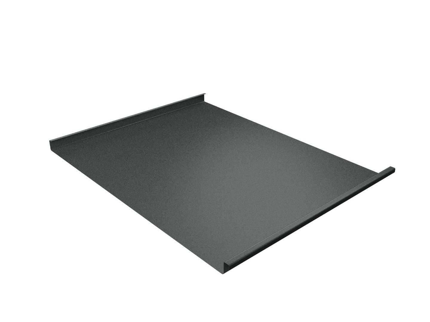 Фальцевая кровля Фальц двойной стоячий Grand Line 0,5 Quarzit PRO Matt RAL 7016